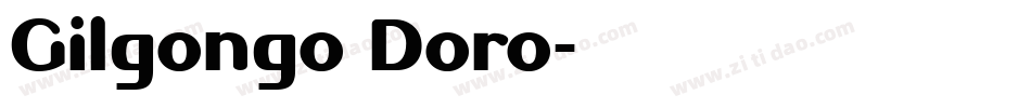 Gilgongo Doro字体转换